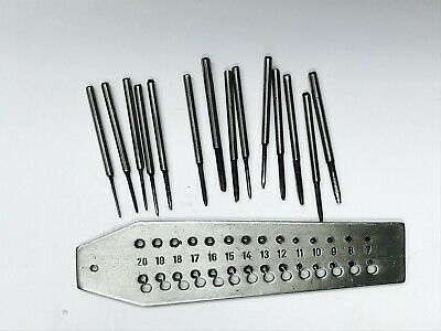 SCREWPLATE MINI TAP & DIE SET 14 TAPS  0.7mm -2mm Range JEWELRY &  WATCH REPAIR - Fresh Stock Dated October 2025