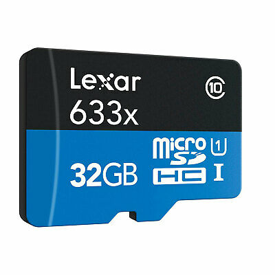 Lexar High-Performance 633x microSDHC/microSDXC UHS-I 32gb Memory Card - Fresh Stock Dated October 2025