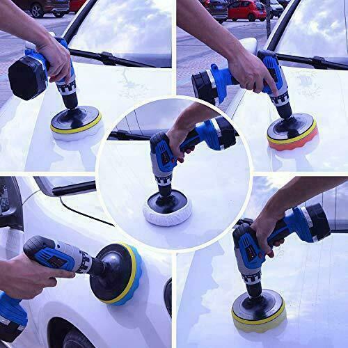 pulidora de autos para brillar carro mini de 6 inches adaptador pa taladro 11pcs - Fresh Stock Dated October 2025