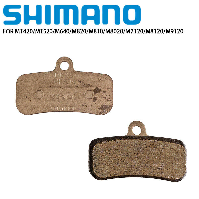 Shimano D03S Disc Brake Pads Resin for MT520 M640 M820 M8020 M7120 M8120 M9120 - Fresh Stock Dated October 2025
