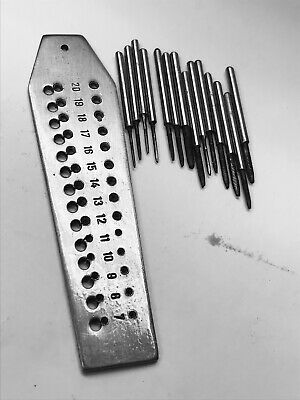 SCREWPLATE MINI TAP & DIE SET 14 TAPS  0.7mm -2mm Range JEWELRY &  WATCH REPAIR - Fresh Stock Dated October 2025