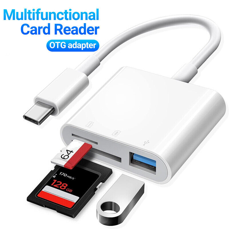 USB C to Micro SD TF Card Reader USB-C to Camera Card Adapter for iPad Pro - Fresh Stock Dated October 2025