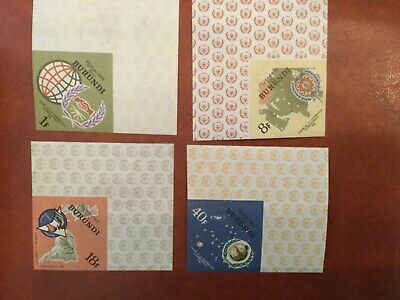 Stamps, Burundi, SC#134-140,140a+ imperf, MNH - Fresh Stock Dated October 2025