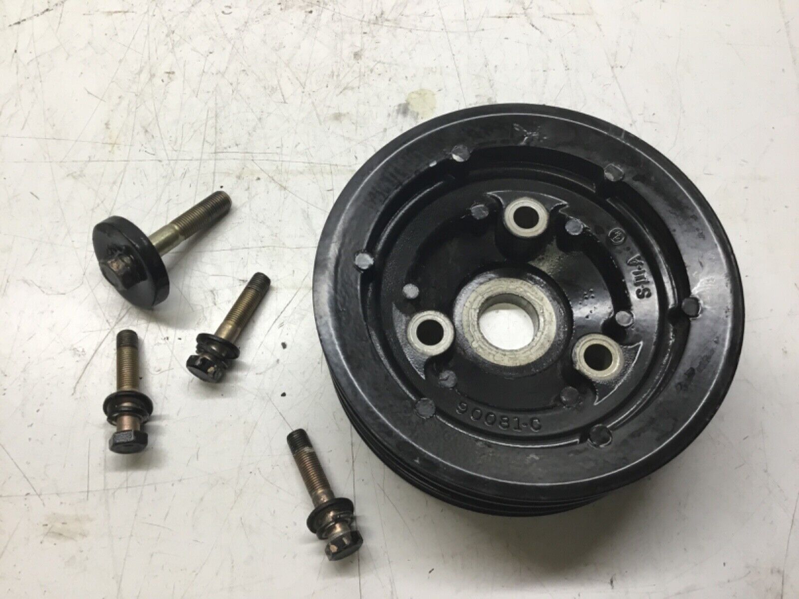 Y2 90081-C Mercruiser & Volvo Harmonic Balancer Damper Pulley GM 4.3-5.7 - Fresh Stock Dated October 2025