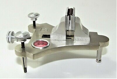 HR antique jeweler ruby jaw clamp level poising vise watch watchmaker tool w/box - Fresh Stock Dated October 2025