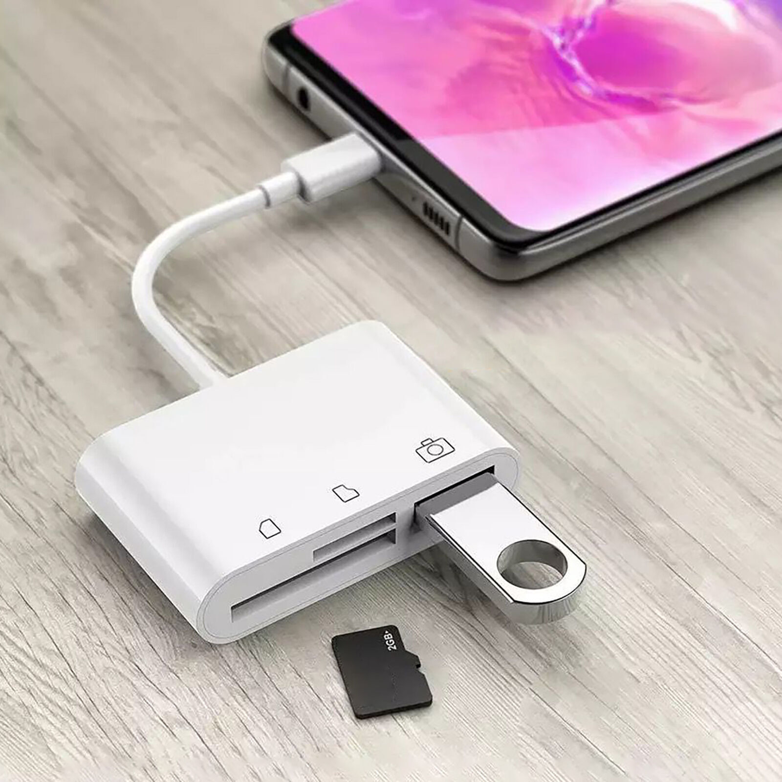 USB C to Micro SD TF Card Reader USB-C to Camera Card Adapter for iPad Pro - Fresh Stock Dated October 2025