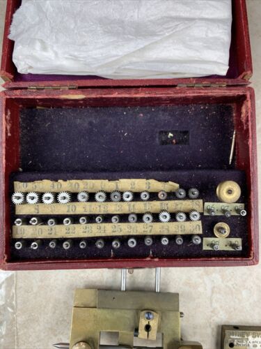 ANTIQUE VINTAGE WATCHMAKER TOOL BOX - Fresh Stock Dated October 2025