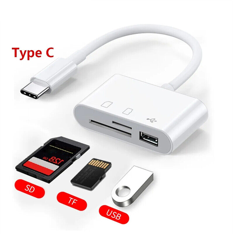USB C to Micro SD TF Card Reader USB-C to Camera Card Adapter for iPad Pro - Fresh Stock Dated October 2025