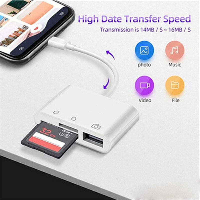 USB C to Micro SD TF Card Reader USB-C to Camera Card Adapter for iPad Pro - Fresh Stock Dated October 2025