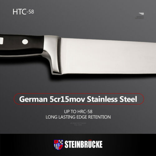 Kitchen Knife Chef Knives 8 inch German High Quality Stainless Steel - Fresh Stock Dated October 2025