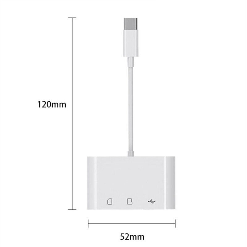 USB C to Micro SD TF Card Reader USB-C to Camera Card Adapter for iPad Pro - Fresh Stock Dated October 2025