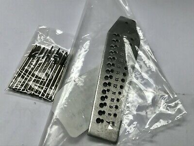 SCREWPLATE MINI TAP & DIE SET 14 TAPS  0.7mm -2mm Range JEWELRY &  WATCH REPAIR - Fresh Stock Dated October 2025