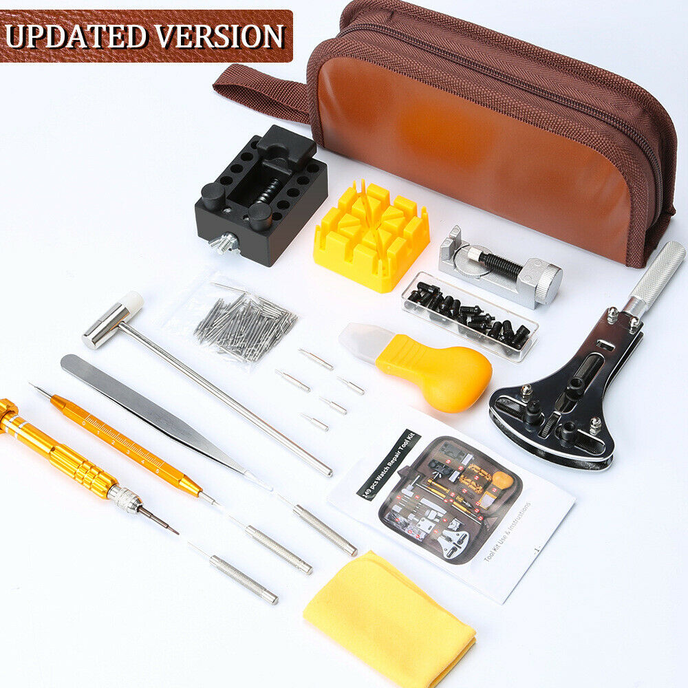 Watch Repair Kits 149pcs Backcase Remover Opener Screwdriver Tool Sets With Case - Fresh Stock Dated October 2025