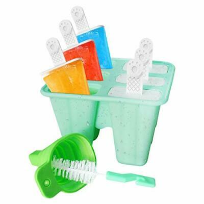 Popsicle Molds, Silicone Popsicle Molds DIY Reusable Ice Pop Molds - Easy - Fresh Stock Dated October 2025