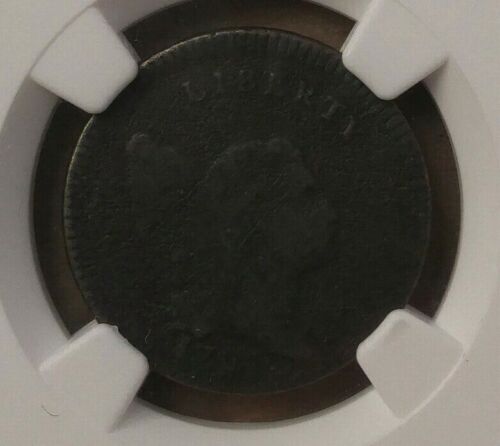 1797 PLAIN EDGE, LOW HEAD, C-3A LIBERTY CAP HALF CENT NGC VG DETAILS CORROSION - Fresh Stock Dated October 2025