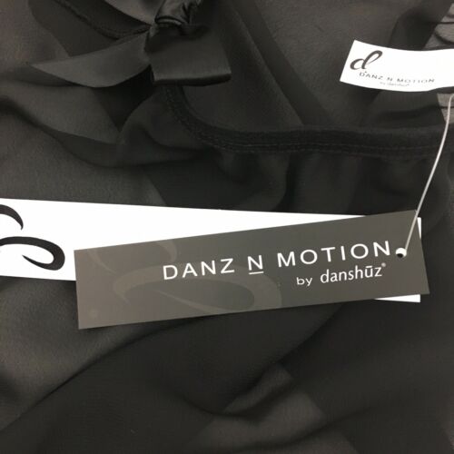 Danshuz Danz N Motion Black Mock Wrap Dance Skirt Toddler Girls Kids Size Small - Fresh Stock Dated October 2025