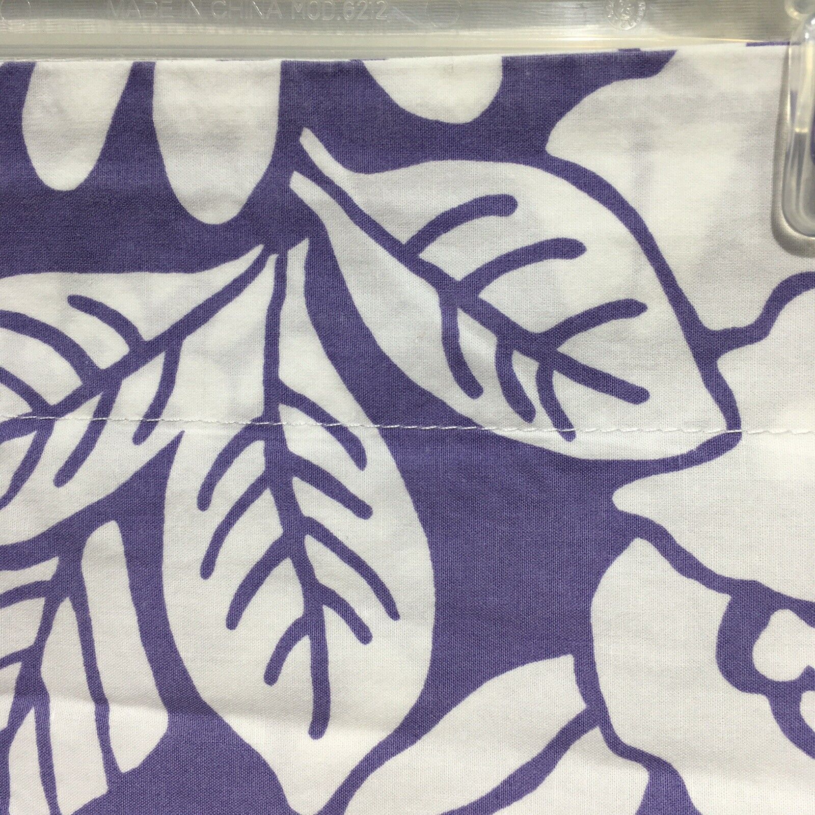 Pottery Barn Kids Euro Pillow Sham Purple White Floral 29