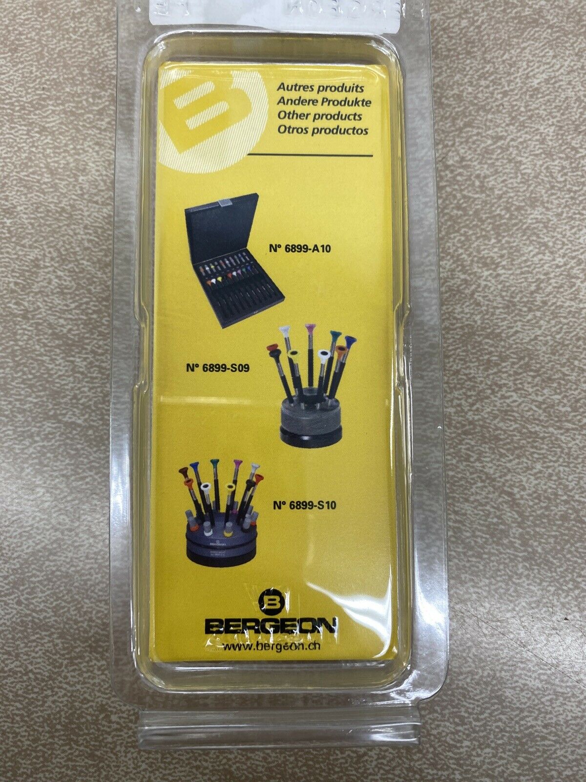 Bergeon Swiss Made Screwdriver 1.20mm No. 6899-120 - Fresh Stock Dated October 2025
