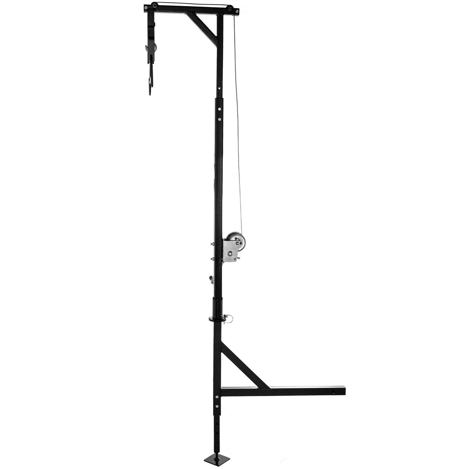 VEVOR Hitch Mounted Deer Hoist Hitch Game Hoist 500lbs Winch Swivel w/ Gambrel - Fresh Stock Dated October 2025