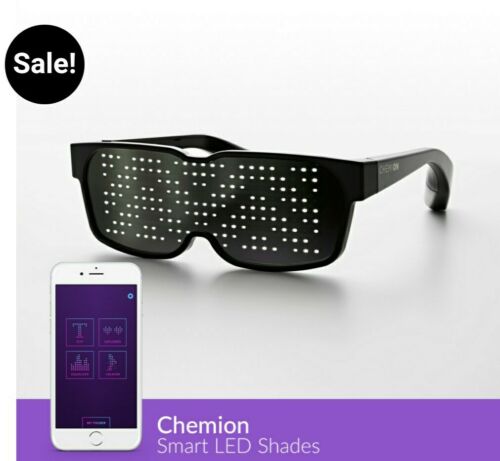 MAR SALE ! Chemion customizable led glasses for parties, clubs, NYE, festivals - Fresh Stock Dated October 2025