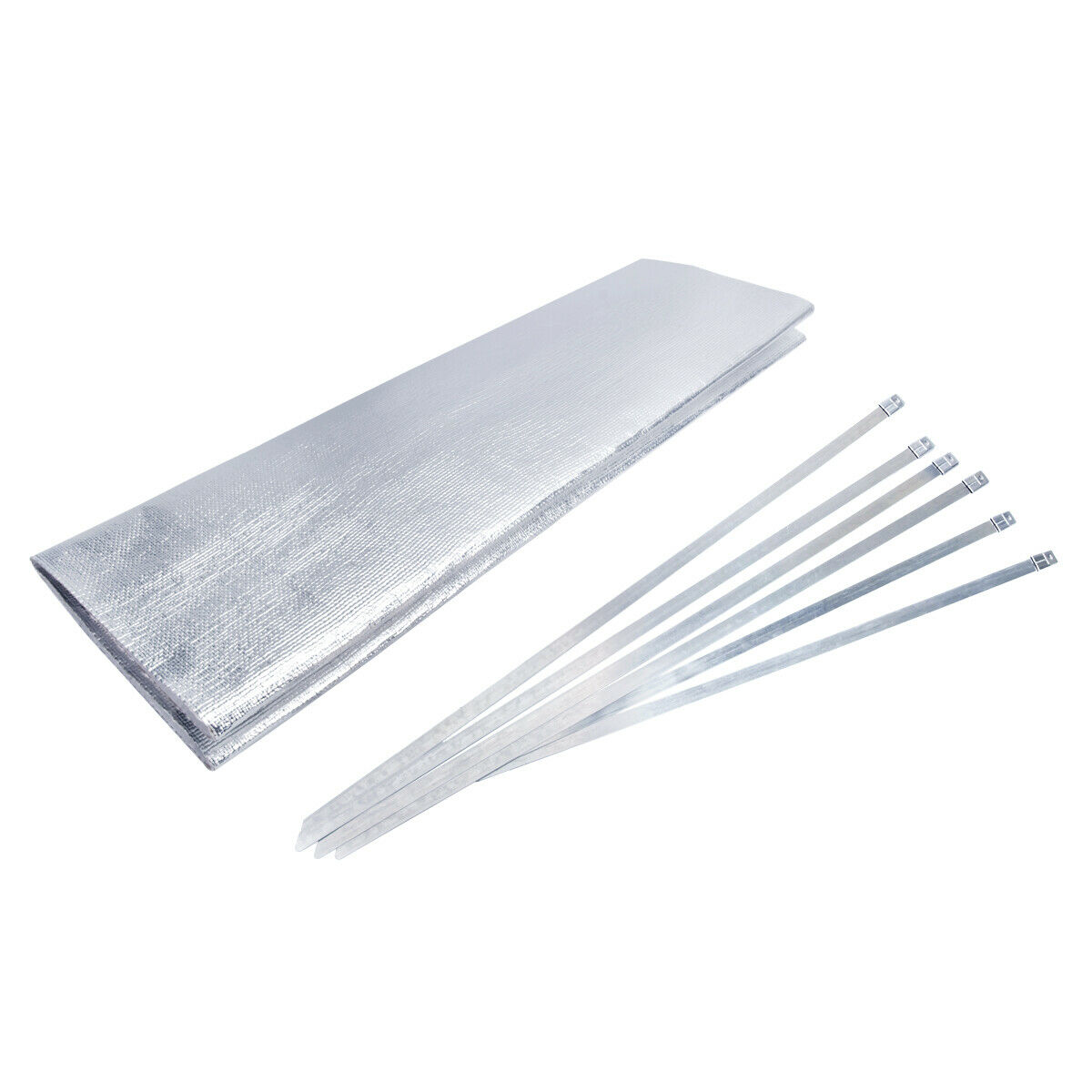 Aluminized Heat Shield Thermal Barrier Adhesive Backed Heat Sleeve 20'' × 24'' - Fresh Stock Dated October 2025