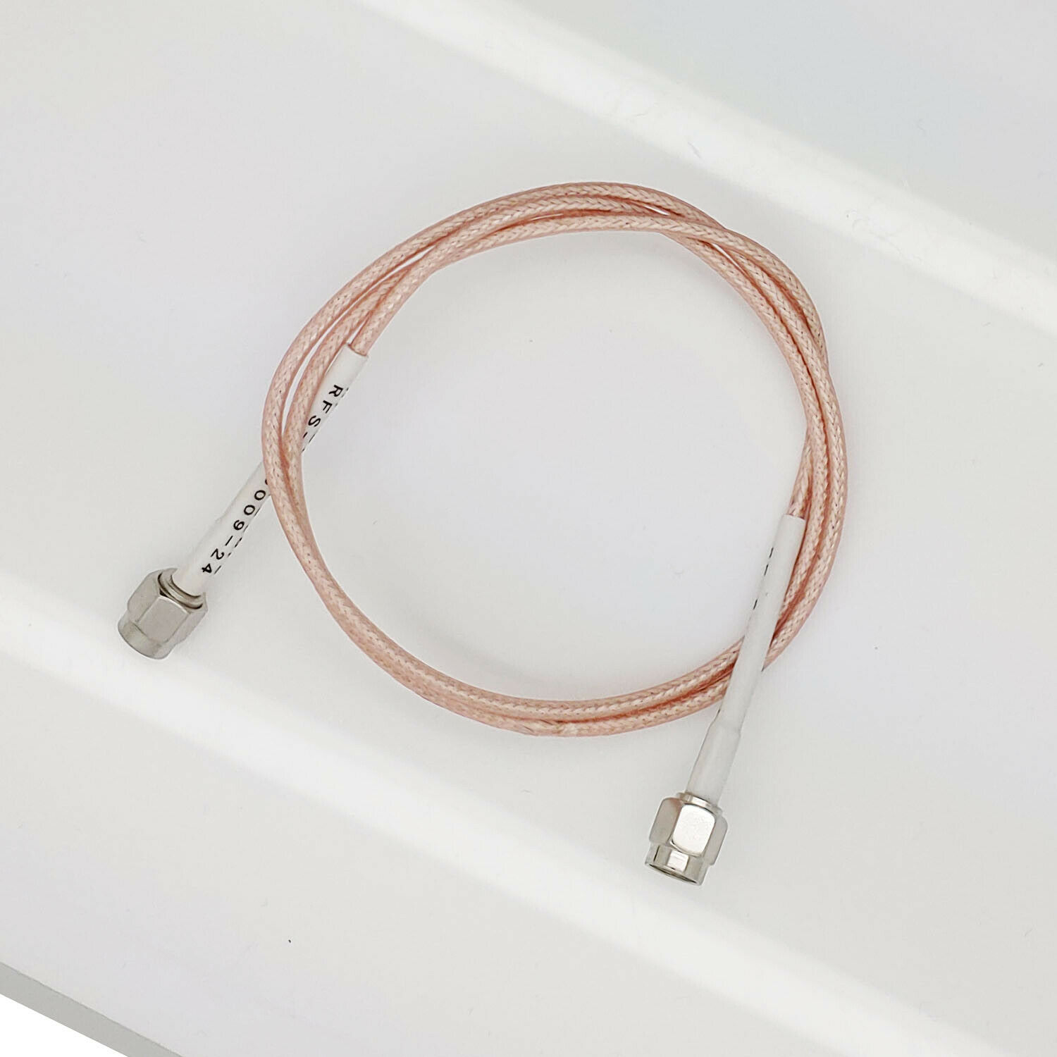 SMA Male (Plug) to SMA Male (Plug) RG316/U Coaxial Cable Assembly, 24 inch - Fresh Stock Dated October 2025