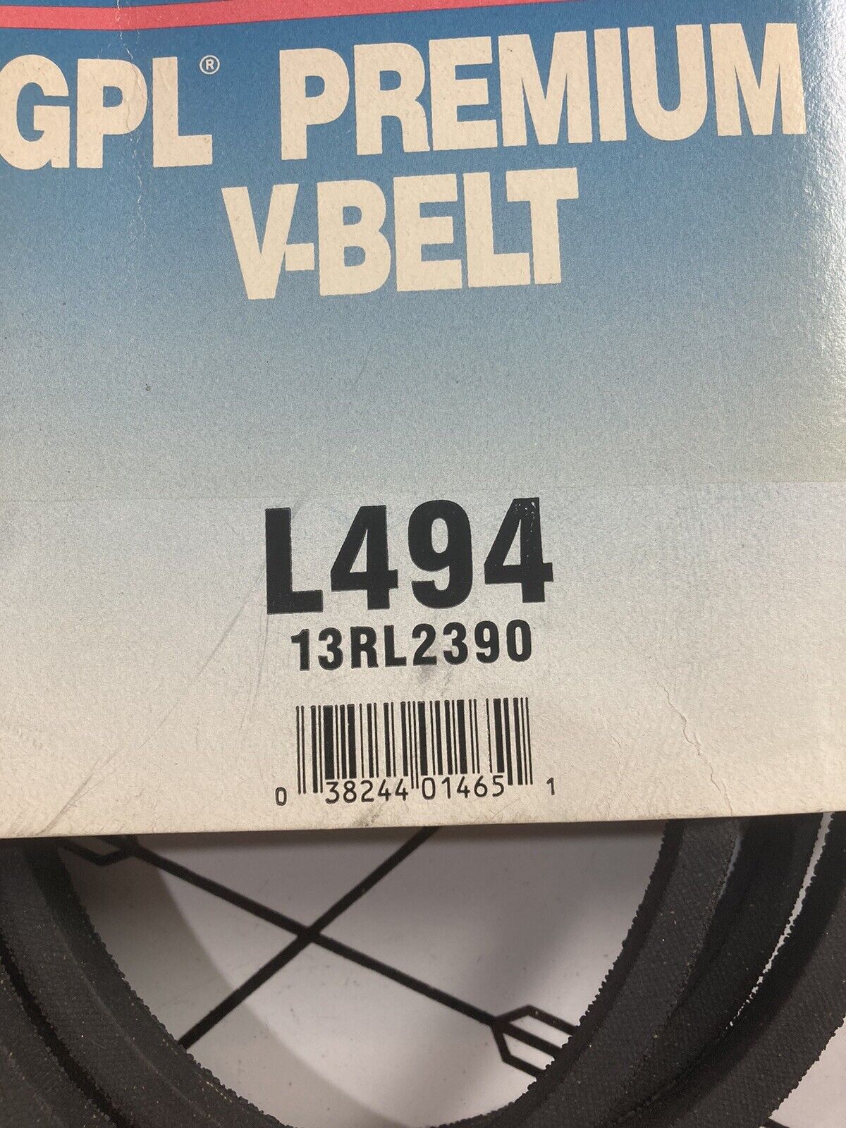 DAYCO GPL PREMIUM V-BELT L494 or  13RL2390 NOS Made in the USA - Fresh Stock Dated October 2025