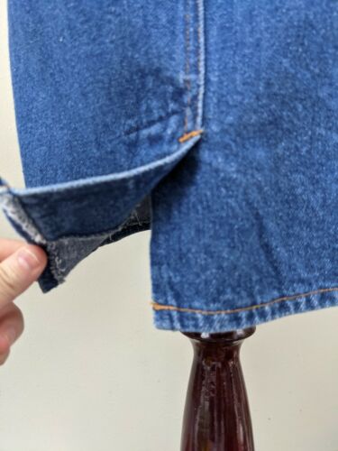 Vintage Denim Wiggle Skirt Made In Morocco 80s Jean Pencil Skirt western pinup - Fresh Stock Dated October 2025