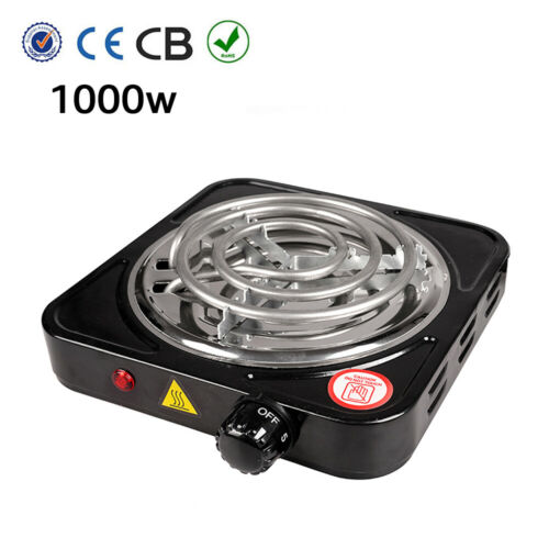 Electric Stove Single/Dual Burner Portable Travel Compact Small Hot Plate Dorm - Fresh Stock Dated October 2025