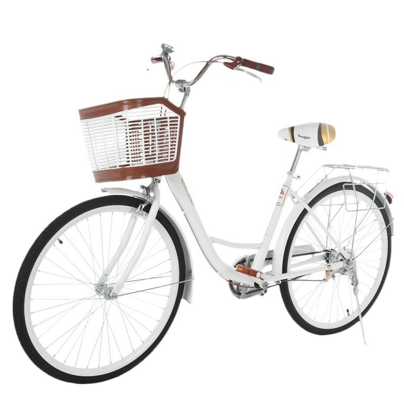 26 Inch Classic Bicycle Retro Bicycle Beach Cruiser Bicycle Retro Bicycle - Fresh Stock Dated October 2025