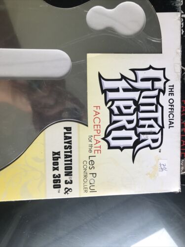 Official NIB Guitar Hero Faceplate Les Paul PS3 XBOX 360 Chrome Silver - Fresh Stock Dated October 2025