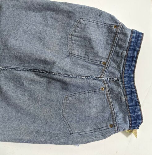 Vintage Denim Wiggle Skirt Made In Morocco 80s Jean Pencil Skirt western pinup - Fresh Stock Dated October 2025
