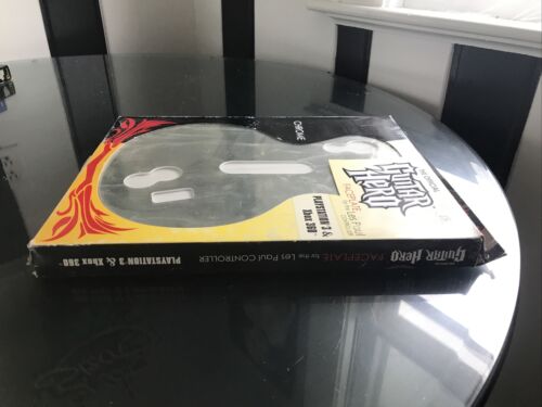 Official NIB Guitar Hero Faceplate Les Paul PS3 XBOX 360 Chrome Silver - Fresh Stock Dated October 2025