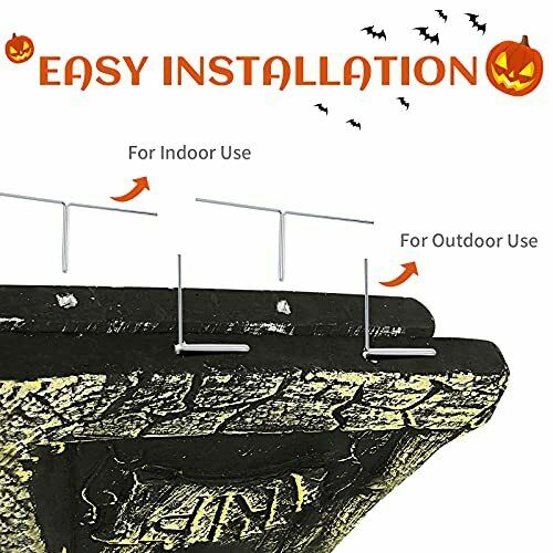 Halloween Foam Tombstones 5 PCS, Halloween Yard Decorations, Lightweight - Fresh Stock Dated October 2025