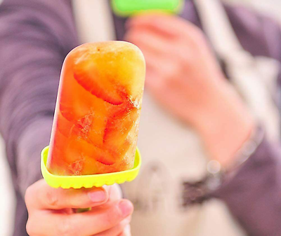 Popsicle Molds 6 Ice Pop Mold Reusable Ice Cream Maker Set with Funnel Brush - Fresh Stock Dated October 2025