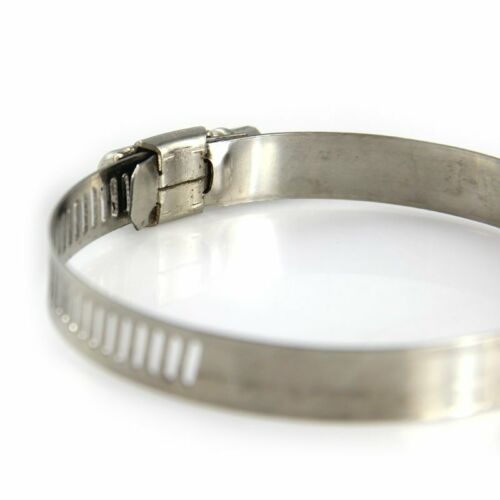 1X Chrome-plated Motorcycle Exhaust Pipe Heat Shield Cover Guard & 51-70mm Clamp - Fresh Stock Dated October 2025