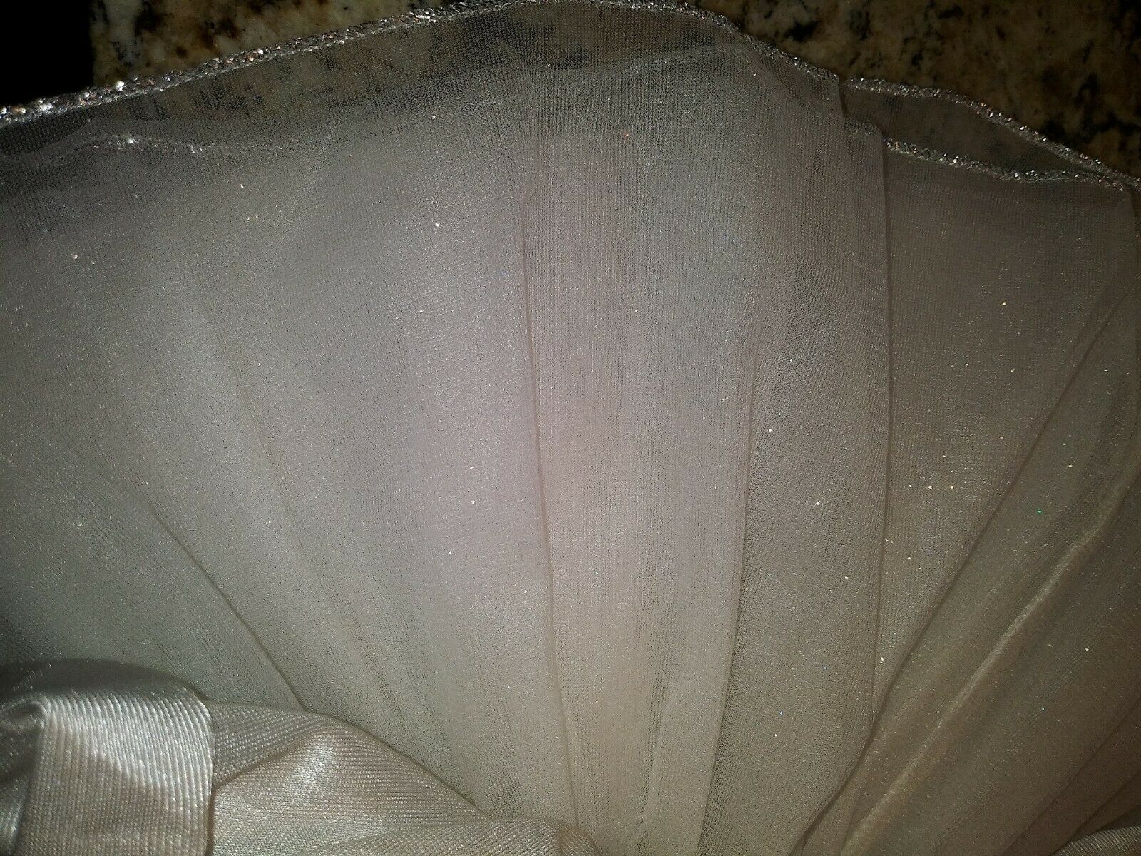 White Fur Sparkles Tutu Dancewear Medium 3-4years - Fresh Stock Dated October 2025