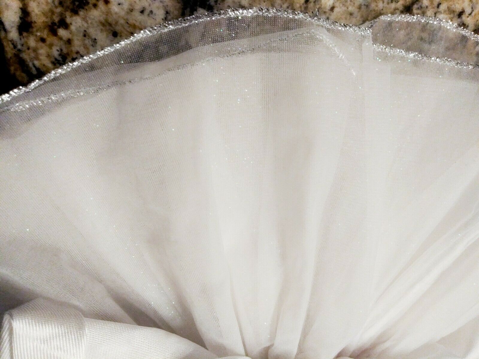 White Fur Sparkles Tutu Dancewear Medium 3-4years - Fresh Stock Dated October 2025