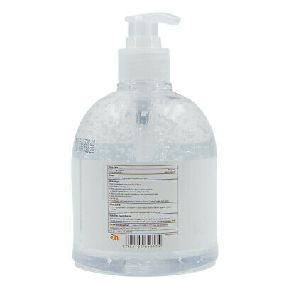 4pk Hand Sanitizer 16.9oz Antibacterial Gel 75% Ethanol Nourishing Pump Bottle - Fresh Stock Dated October 2025