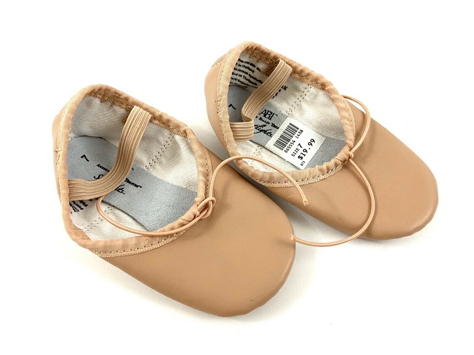 American Ballet Theatre Baby Toddler Girl Leather Pink Ballet Shoes Slippers 7 - Fresh Stock Dated October 2025