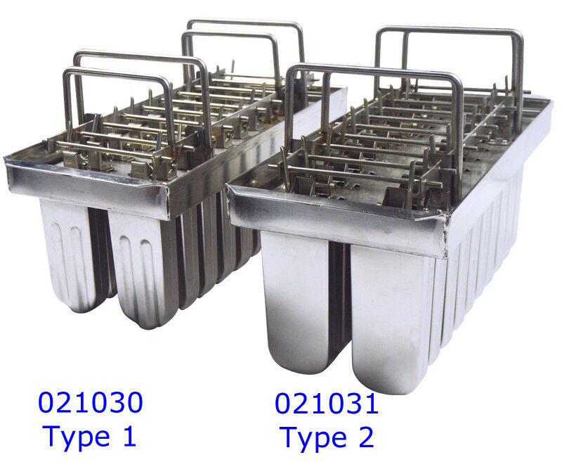 Ice Cream Bars  for Ice Quality 20pcs Stainless Steel Molds Lolly Popsicle021030 - Fresh Stock Dated October 2025
