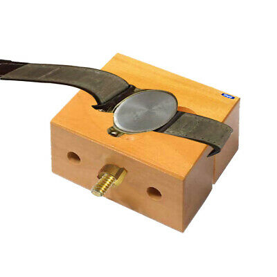 Mxell Solid Wood Wooden Watch Case Holder Vise for Watch Repair, Change Battery - Fresh Stock Dated October 2025