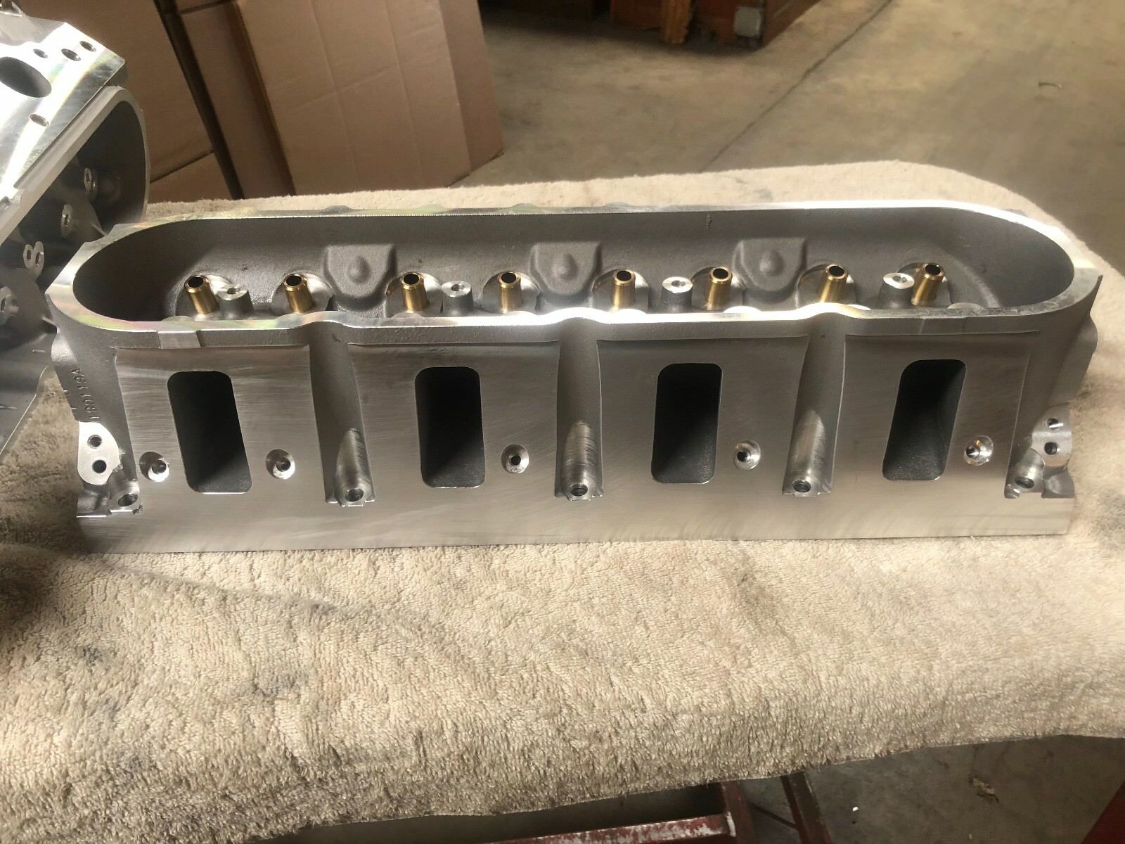 Chevrolet LS3 L76 L92 LS2 255cc 64cc Pair (2) Bare Aluminum Cylinder Heads - Fresh Stock Dated October 2025