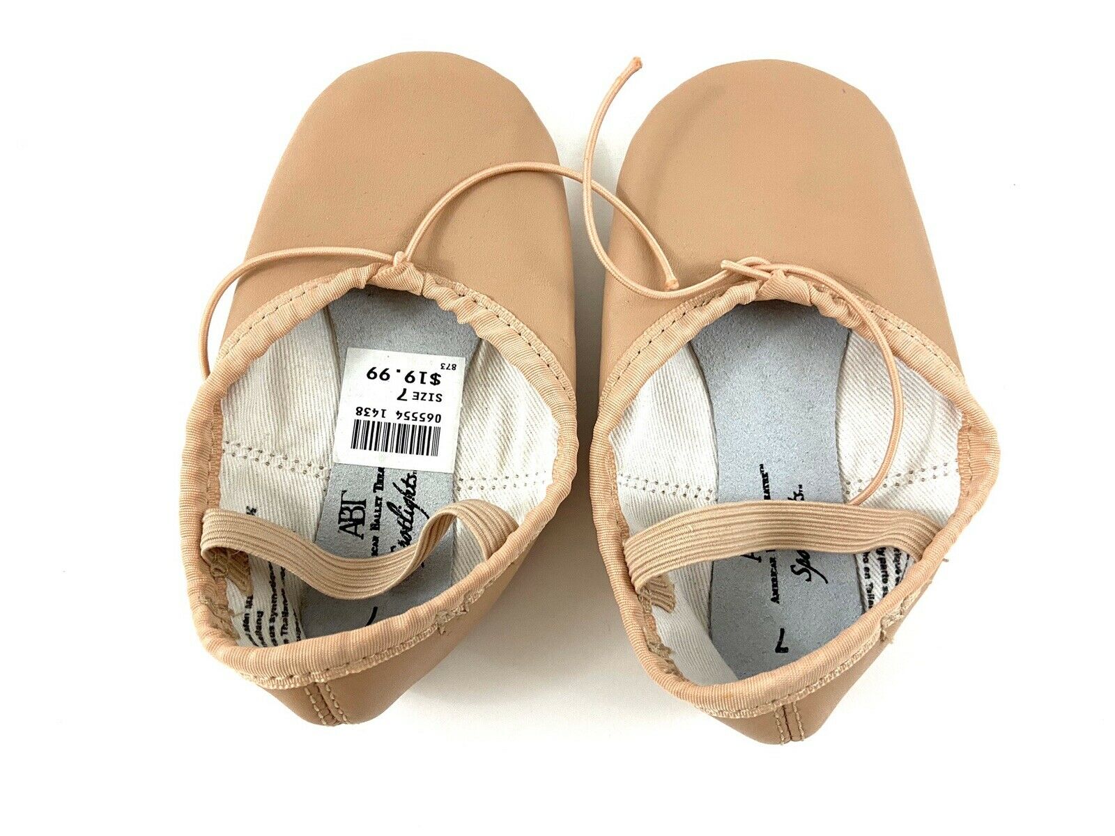 American Ballet Theatre Baby Toddler Girl Leather Pink Ballet Shoes Slippers 7 - Fresh Stock Dated October 2025