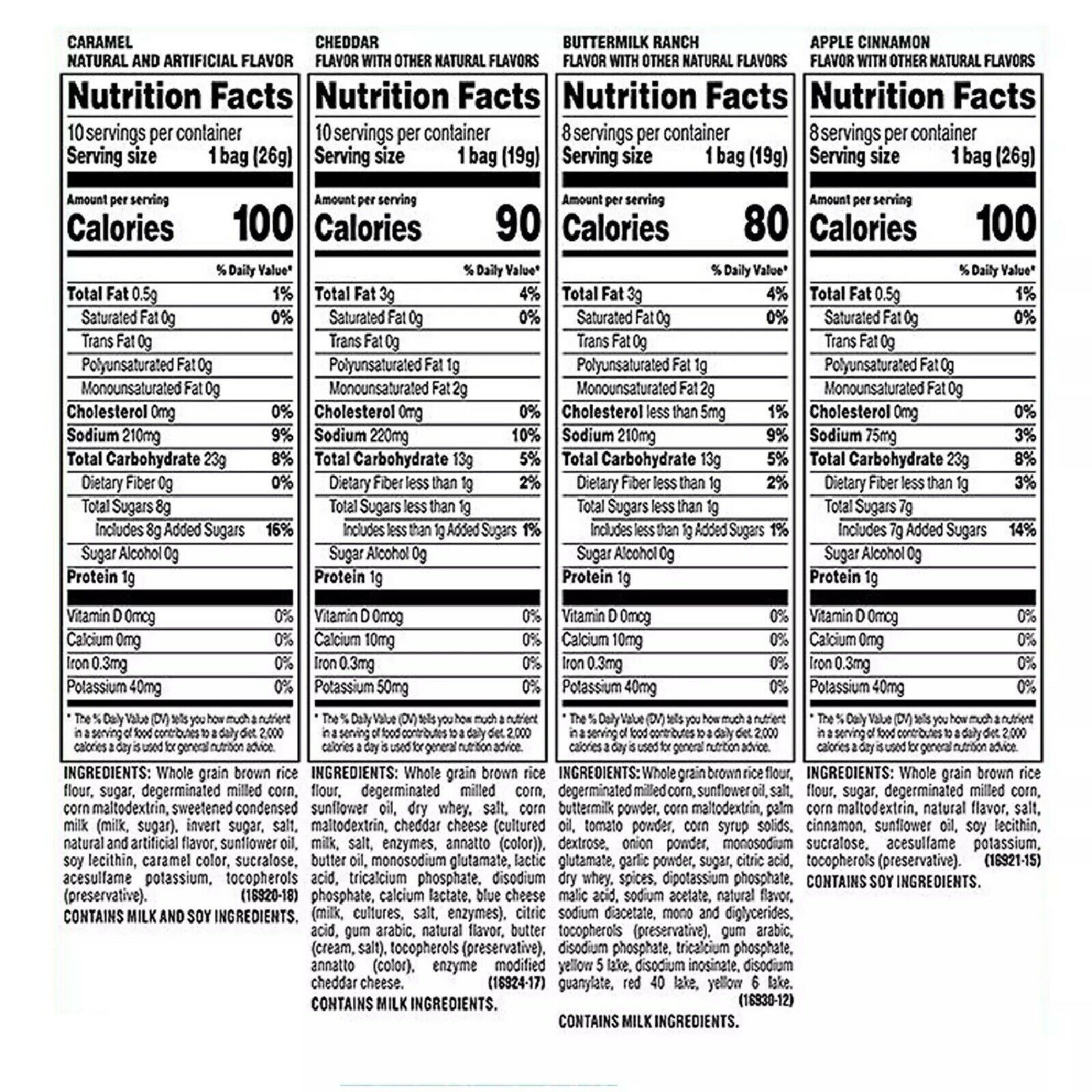 Quaker Rice Crisps Variety Pack (36 pk.) - Fresh Stock Dated October 2025