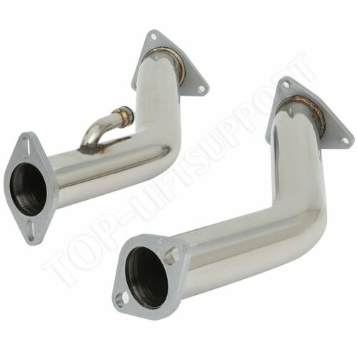 For Nissan for 370z  Exhaust Downpipes Catless with gaskets and bolt - Fresh Stock Dated October 2025
