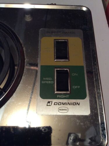 DOMINION,DOUBLE ELEMENT BUFFET RANGE MODEL 1457 - Fresh Stock Dated October 2025