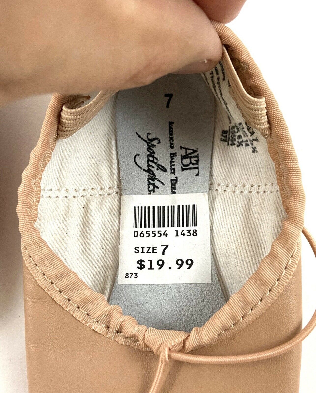 American Ballet Theatre Baby Toddler Girl Leather Pink Ballet Shoes Slippers 7 - Fresh Stock Dated October 2025