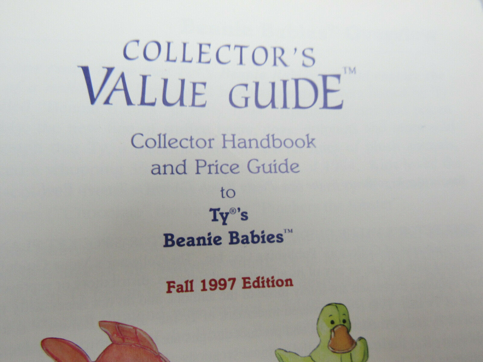 The Beanie Baby Collector's Value Guide - Fresh Stock Dated October 2025
