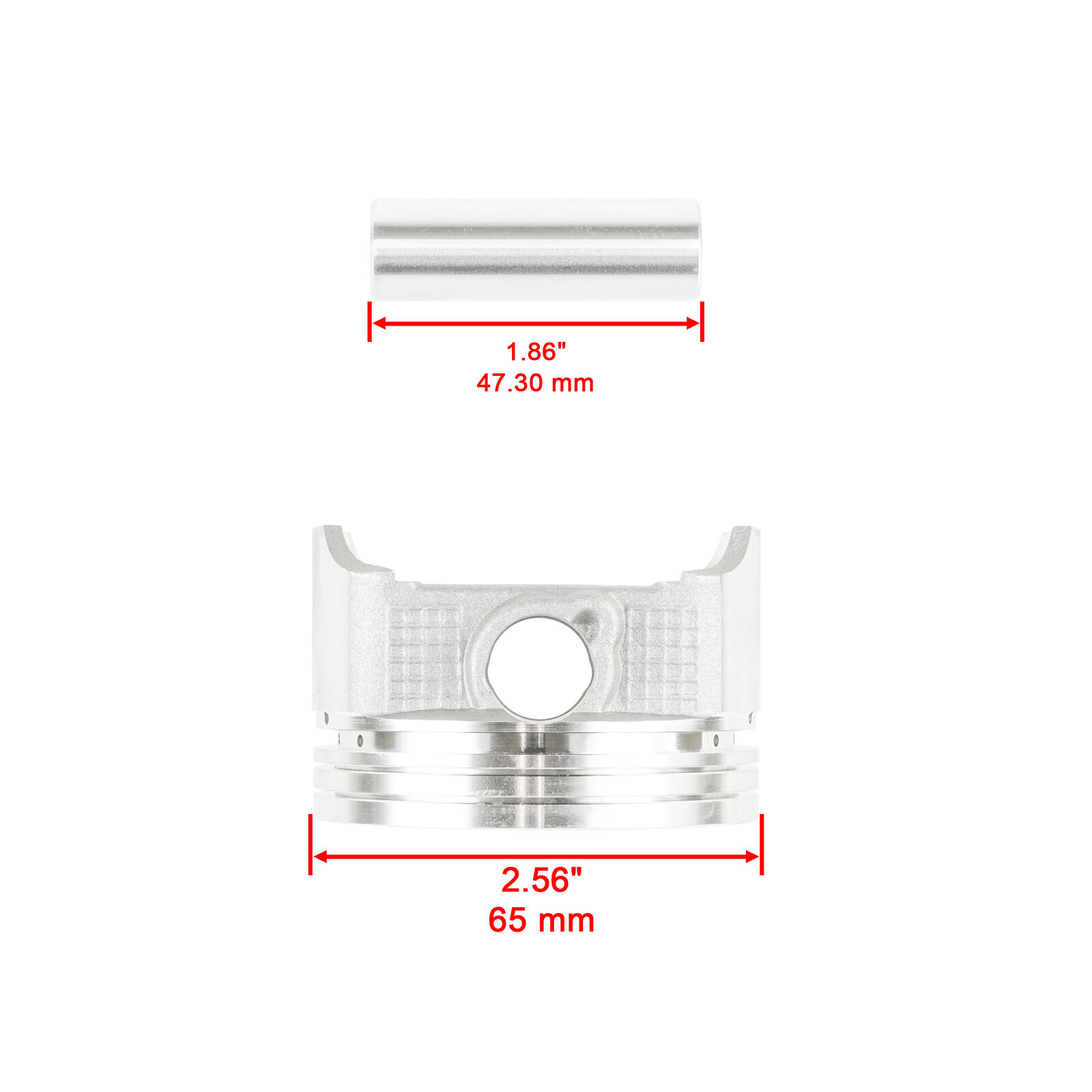 Cylinder Piston Ring Gasket for Honda CRF230F 2003-2019 12100-KFB-000 Bore 65mm - Fresh Stock Dated October 2025